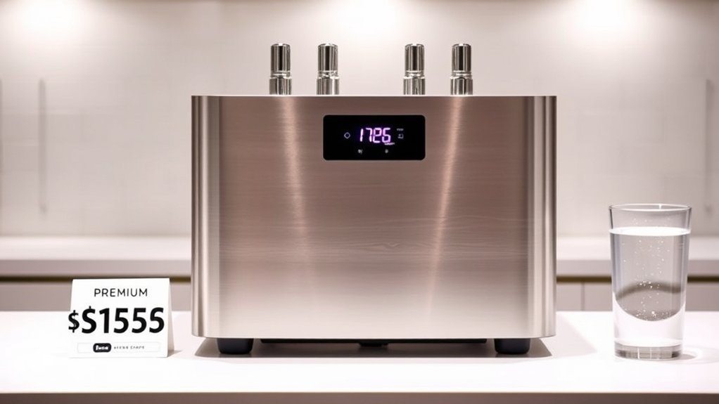 water ionizer model tiers